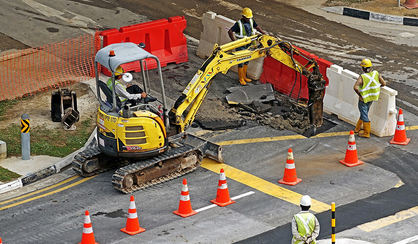 Construction of made use of cutting-edge technology.